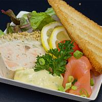 Terrine de saumon aux poireaux